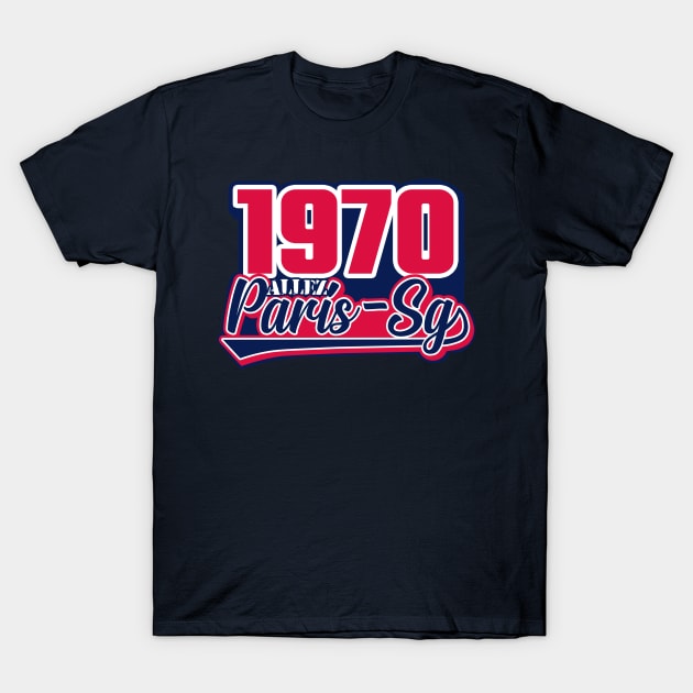 Paris sg 1970 T-Shirt by lounesartdessin